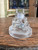 Vintage Art Deco Pyramidal Glass Perfume Bottle w/ Stopper c.1930s