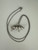 Antique 800 Sterling Silver Heavy Bull Charm Pendant Necklace 18”