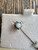 Vintage 12k Gold Filled French Design Australian Opal Scarf Stick Pin  2”