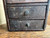 Antique Victorian Primitive Wood 5 Drawer Spice Desk Cabinet Box Apothecary Chest
