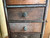 Antique Victorian Primitive Wood 5 Drawer Spice Desk Cabinet Box Apothecary Chest