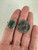 Antique Art Deco Sterling Silver Chalcedony Marcasite Ring 8.75