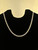 Vintage Sterling Silver Diamond Tennis Necklace 16.75”