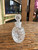 Vintage Jean Patou Mini Perfume Tester Bottle Berry Glass Made in France -