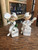 Vintage NAPCO Japan Elf Musical Salt & Pepper Shakers / Guitar & Drum Figurines