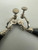 Vintage 1930s Siam Nielloware Sterling Goddess Screw Back Dangle/Drop Earrings 2.5”