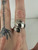 Antique Art Nouveau Sterling Silver Adjustable Floral Spoon Ring 7.5