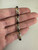 Vintage Sterling Silver Two Tone Sapphire Bracelet 7.25”