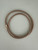 Vintage Sterling Silver Rose Gold Plated Woven Mesh Chain Necklace 18”