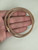 Vintage Sterling Silver Rose Gold Plated Woven Mesh Chain Necklace 18”