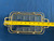 Antique Metal and Glass Tray Art Deco Secessionist Geometric Rare