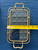 Antique Metal and Glass Tray Art Deco Secessionist Geometric Rare