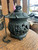 Antique Chinese Cast Iron Hanging Garden Pagoda Lantern Tea Candle Asian- 6"x6"