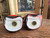 Vintage Americana Ceramic Salt & Pepper Shakers (Two Pairs) Southern Kitchenware