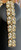 Vintage Crown Trifari MCM Wide Rhinestone Floral Leaf Gold Bracelet 7.75"