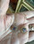 Antique Austro- Hungarian Swarovski  Rare Rainbow Crystal Dangle Earrings 2"
