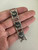 Vintage Sterling Silver Siam Nielloware Goddess Link Bracelet