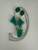 Vintage Sterling Silver Natural Green Chrysoprase Chalcedony Handmade Necklace
