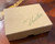 Vintage Deco 1936 Bakelite Catalin Cigarette Case Box Green Marbled Brass Hinges