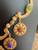 Vintage Florenza Etruscan Revival Murano millefiori Glass Swag Drop Necklace 15"