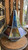 Vintage Multicolor Stained Glass Hanging Swag Pendant Lamp/Lantern - Works!