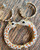 Vintage Kenneth Jay Lane KJL Giraffe Caramel & Wh Enamel Bracelet Earrings Set