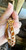 Vintage Kenneth Jay Lane KJL Giraffe Caramel & Wh Enamel Bracelet Earrings Set