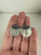 Vintage Sterling Silver Bali Mother Of Pearl Dangle/Drop Earrings 1.5”