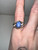 Vintage MCM 14k White Gold Linde Star Sapphire Diamond Ring 6