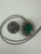 Vintage Sterling Wirework Chrysocolla Handmade Brooch/Pin Pendant Necklace 18”
