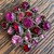 Vintage Weiss Shades of Pink & Red Different Shapes Brutalist RS Pin 2 1/4" H"
