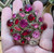 Vintage Weiss Shades of Pink & Red Different Shapes Brutalist RS Pin 2 1/4" H"