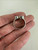 Vintage Sterling Silver Multi Cut Gemstone Bezel Set Statement Ring 7