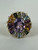 Vintage MCM 10k Gold Multi Gemstone Rainbow Halo Cocktail Ring 8