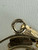 Antique Art Nouveau Gold Filled Vibrant Blue Paste Ornate Pendant Necklace 18”