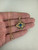Antique Art Nouveau Gold Filled Vibrant Blue Paste Ornate Pendant Necklace 18”