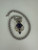 Vintage Sterling Silver Bali Amethyst Garnet Large Pendant Necklace 20”