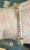 Vintage MCM Gold Plated 2 Tone  Sq Cable  Circle Stations Chain Bracelet 8 3/8"