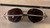 Vintage 1980s Oversized Brown Gradient Sunglasses Gold Tone Geometric w/ Case