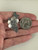Vintage Sterling Silver Hawaiian Oxidized Hibiscus Flower Earrings 1.75”