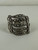 Vintage Sterling Silver Judith Jack Split 5 Row Marcasite Mutli Band Ring 7