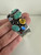 Vintage Sterling Navajo Multi Faceted Mixed Gemstone Hand Crafted Cuff Bracelet