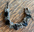 Rare Vintage Juliana D&E Color Change Dark Olive Green Blue Gray RS Bracelet
