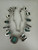 Vintage Sterling Silver Navajo Handmade Turquoise Multi Piece Necklace 16.5”