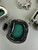 Vintage Sterling Silver Navajo Handmade Turquoise Multi Piece Necklace 16.5”