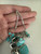Vintage Sterling Silver Navajo Handmade Turquoise Multi Piece Necklace 16.5”