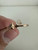 Vintage MCM 10k Rose Gold Diamond Heart Huggie Dangle/Drop Earrings