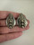 Vintage Sterling Silver Modernist Artisan Teardrop Shaped Earrings