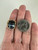 Vintage GF Handmade Wire Wrapped Black White Banded Agate Ring 6.5