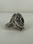 Vintage Sterling Turkish Onyx Marcasite Teardrop Shaped Locket Poison Snuff Ring